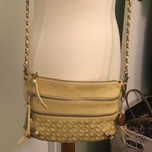 Elliott Lucca Leather Cross Body Bag